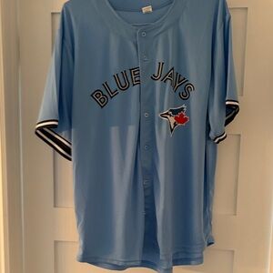 Blue Jays Men's Blue Jersey Gimenez 0. Giveaway June 30, 2025 at Rogers Centre.